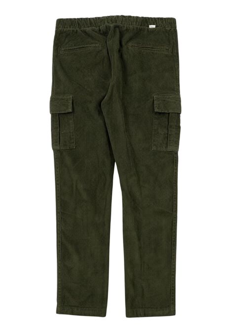 Pantalone bambino verde in cotone Paolo Pecora | PP3147/SUVERDE